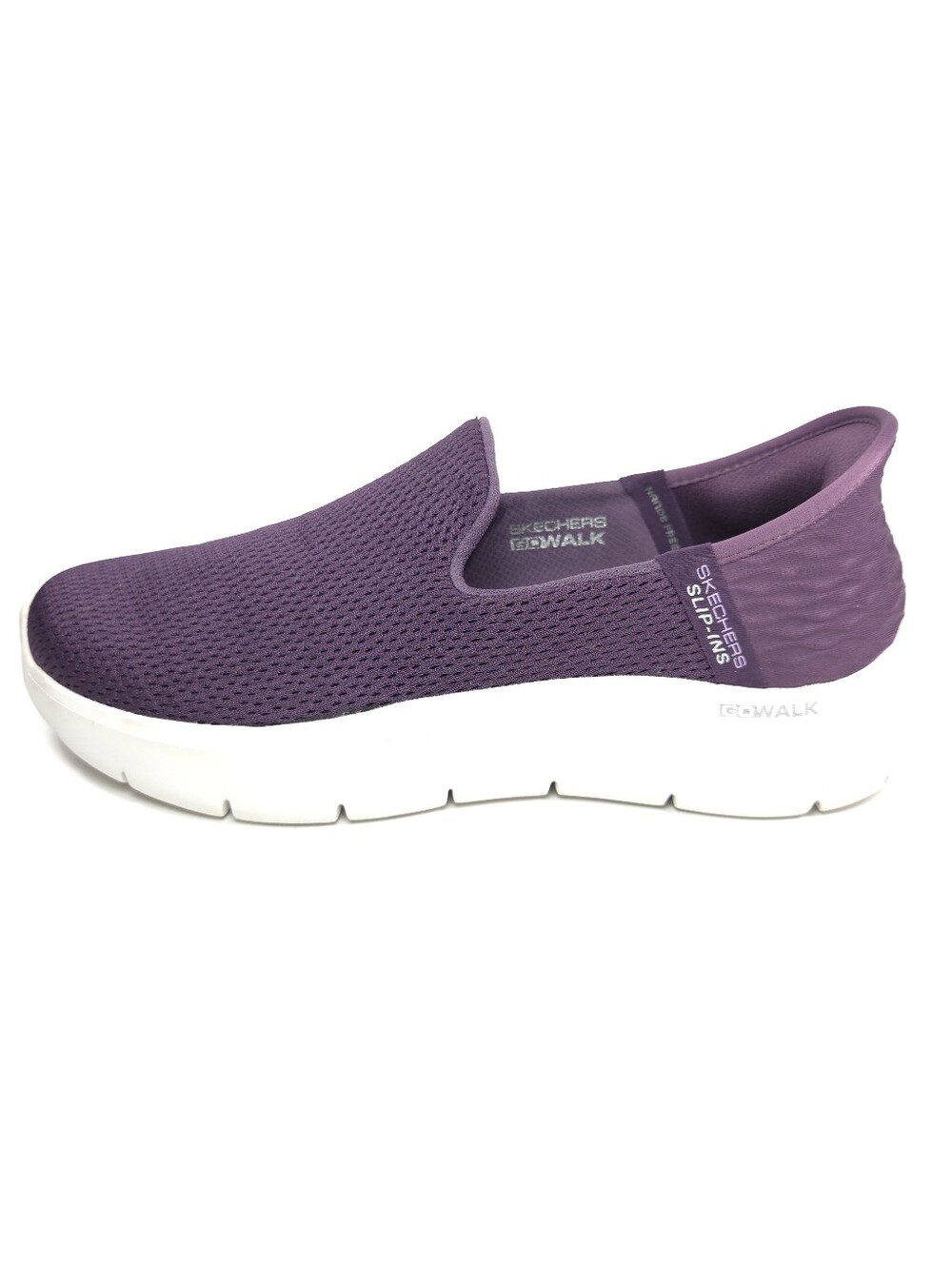 Skechers GOwalk Flex‑Relish Plum Mesh Hands‑Free Slip‑Ins Sneakers W 8
